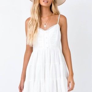 Princess Polly Delaney Mini White Dress